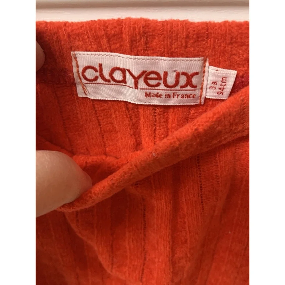 Vtg Irene Clayeux France Knit Pleated Red Tennis‎  Skirt Set Toddler 3